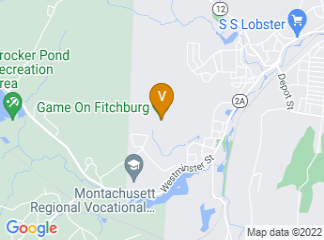 map of Game On Fitchburg
