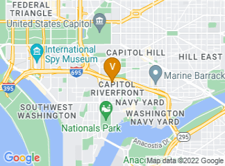 map of AC Hotel Washington DC Capitol Hill Navy Yard