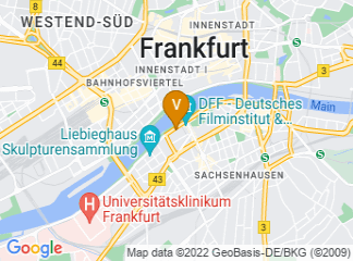 map of Museum for Communication Frankfurt