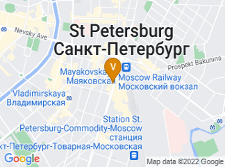 map of Crowne Plaza St. Petersburg - Ligovsky, an IHG Hotel