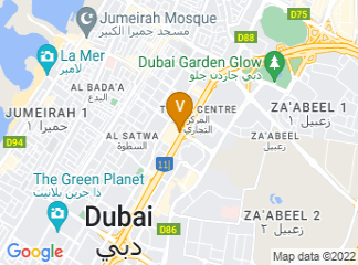 map of Crowne Plaza Dubai