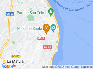 map of Universidad de Las Palmas de Gran Canaria