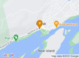 map of Kodiak Harbor Convention Center