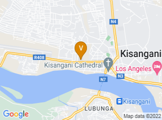 map of University of Kisangani