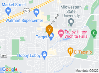 map of Hampton Inn Wichita Falls-Sikes Senter Mall