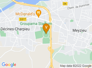 map of Groupama Stadium