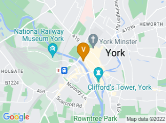 map of The Guildhall York
