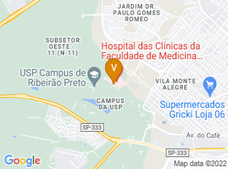 map of Faculdade de Medicina de Ribeirão Preto