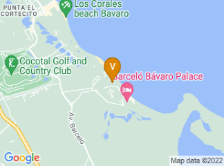 map of Barceló Bávaro Beach - Adults Only