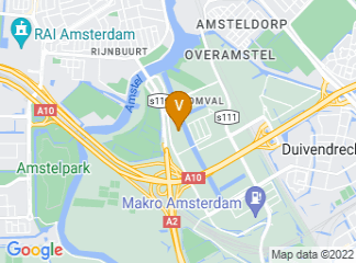 map of Van der Valk Hotel Amsterdam - Amstel