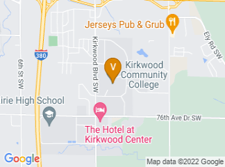 map of Kirkwood Community College