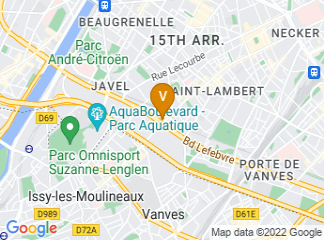 map of Hôtel Mercure Paris Vaugirard Porte de Versailles