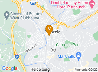 map of Andrew Carnegie Free Library & Music Hall