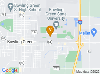map of BGSU School of Art
