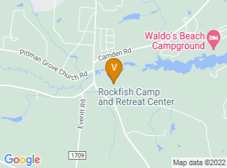 map of Rockfish Camp and Retreat Center