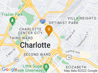 map of The Dubois Center at UNC Charlotte Center City
