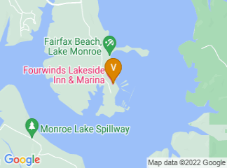 map of Fourwinds Lakeside Inn & Marina