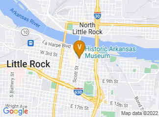 map of Historic Arkansas Museum