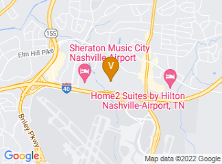map of Cambria Hotel Nashville Airport