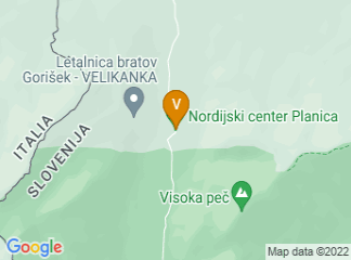map of Planica Nordic Centre