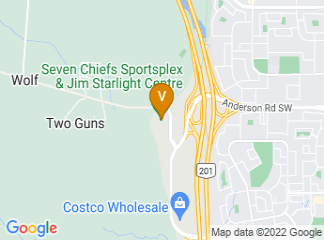 map of Seven Chiefs Sportsplex & Jim Starlight Centre