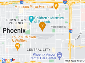 map of Phoenix Fire Dept. Administration Offices
