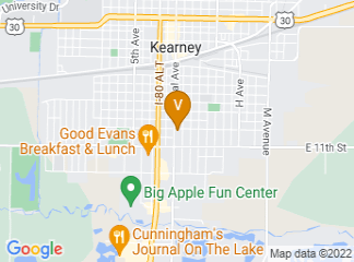 map of American Legion/Bingo Hall