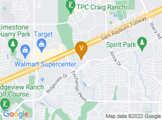 map of Allen ISD STEAM Center