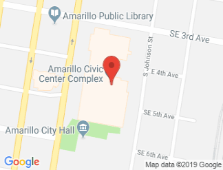 map of Amarillo Civic Center