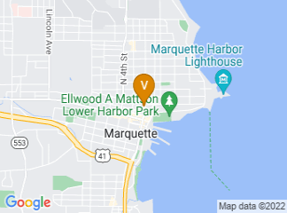 map of Peter White Public Library