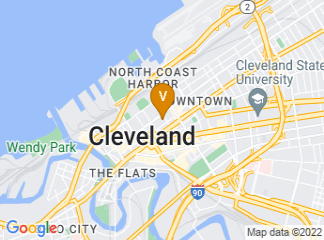 map of Drury Plaza Hotel Cleveland Downtown