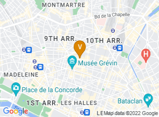 map of Folies Bergère