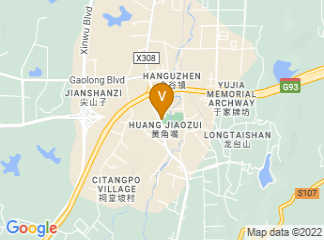 map of Chongqing Tianci Hotspring Resort