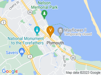 map of Pilgrim Hall Museum