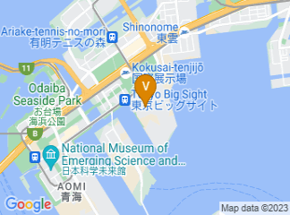 map of Tokyo Big Sight West Hall 3