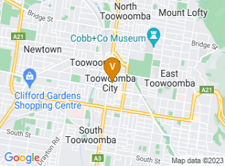 map of Oaks Toowoomba Hotel
