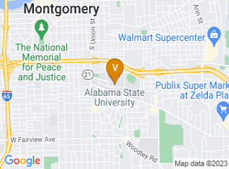 map of Alabama State University