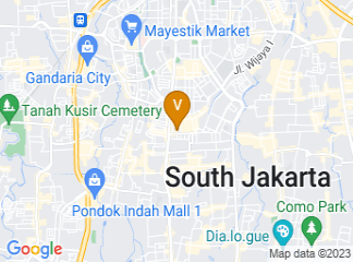 map of The Tribrata Darmawangsa Jakarta