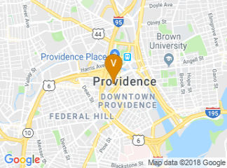 map of Rhode Island Convention Center