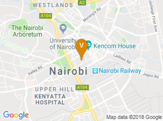 map of Kenyatta International Convention Centre