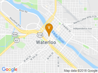 map of Five Sullivan Brothers Convention Center