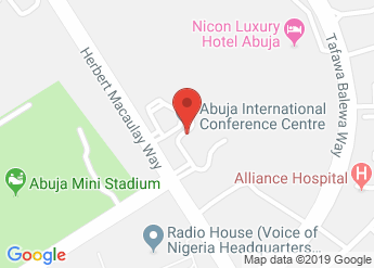 map of Abuja International Conference Centre