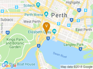 map of Perth Convention and Exhibition Centre