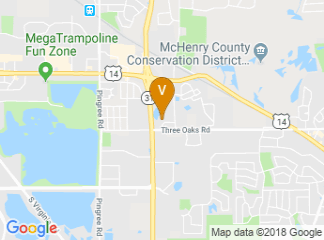 map of Holiday Inn Crystal Lake
