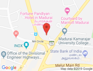 map of Fortune Pandiyan - Hotel in Madurai