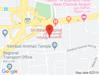 map of Le Royal Meridien Chennai