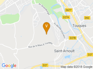 map of Hôtel Barrière L'Hôtel du Golf