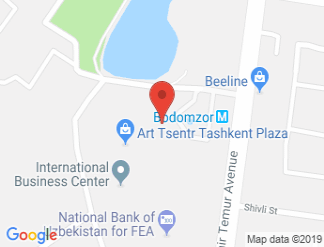 map of International Hotel Tashkent