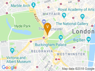 map of InterContinental London Park Lane