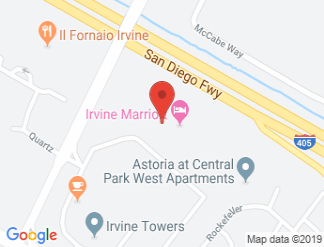 map of Irvine Marriott